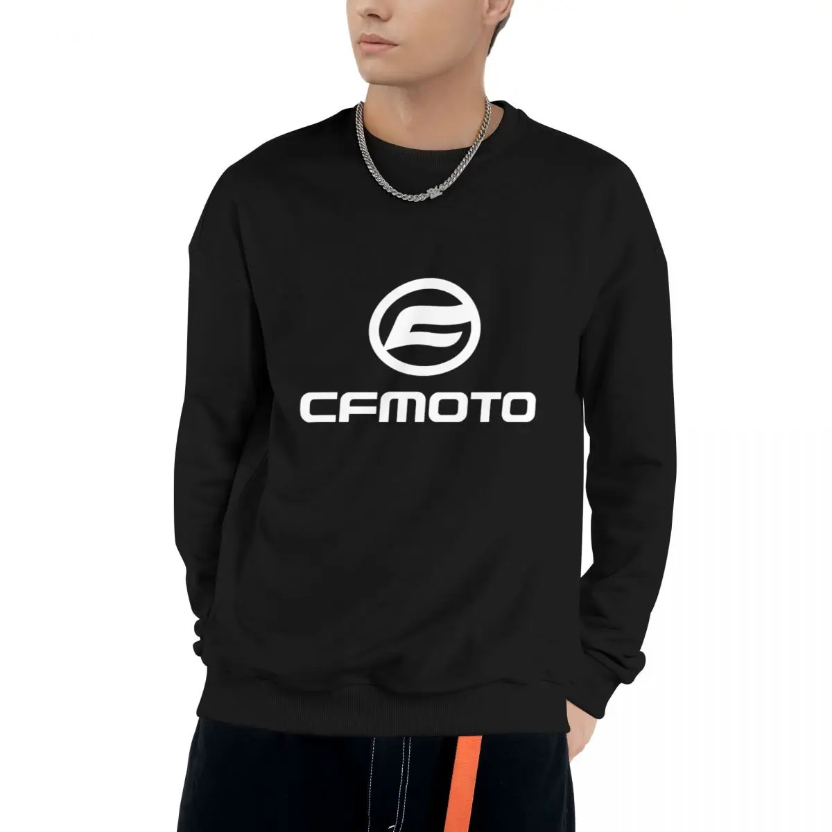 

New Cfmoto Casual Sweatshirts Men Women Cotton Basic Hoodies Pullover Hiphop