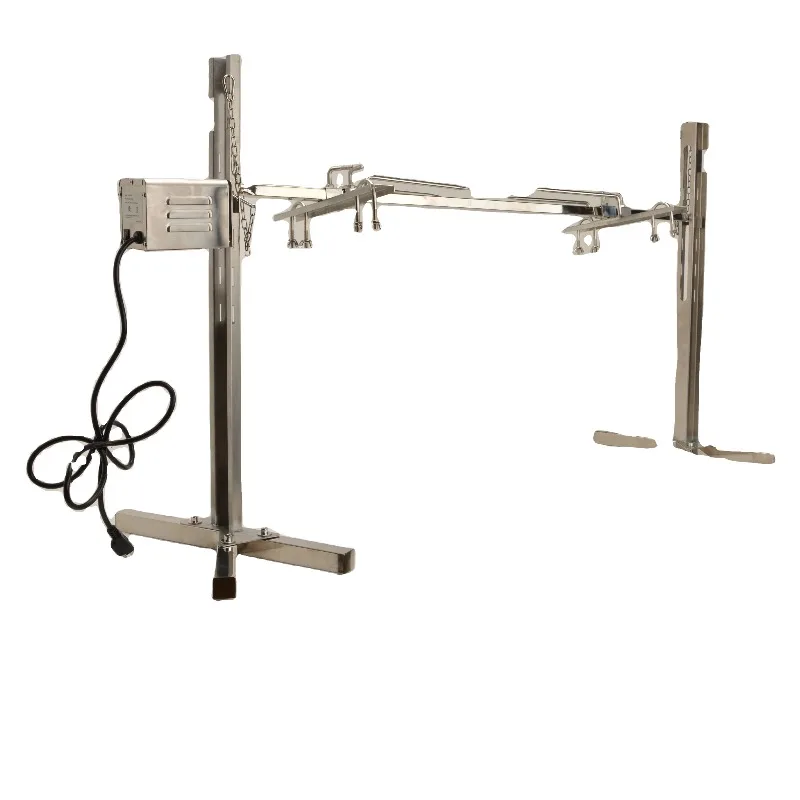 

Outdoor Electric Barbecue Barbecue Kit with Height Adjustable Roaster and 45w Motor for Roasting Goats and Pigs