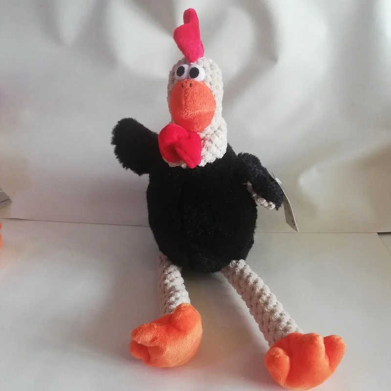 About 35cm Cartoon Rooster Soft Doll Lovely Black Chick Plush Toy Kids Toy Birthday Gift b2049