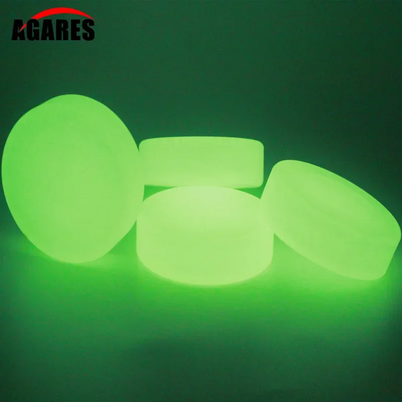 20Pcs Fluorescent Hockey Luminoushockey Long Lasting Bright Luminous Ball Round Luminous Hockey Beach Balls for Night Sports