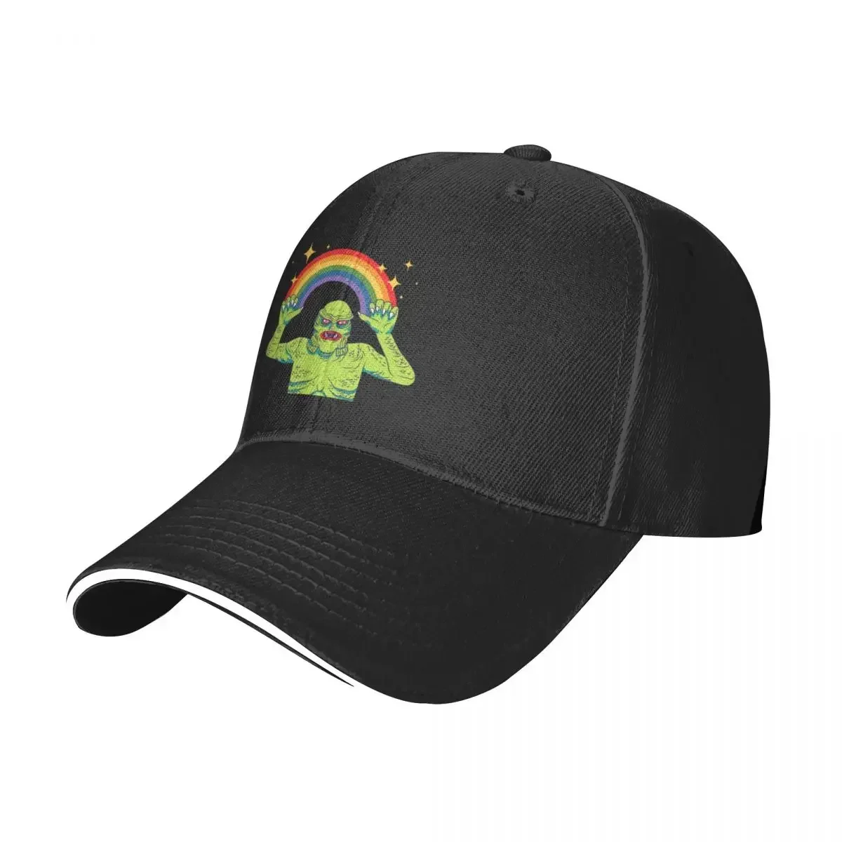 Creature from the Rainbow Lagoon Baseball Cap Trucker Cap Sun Hat For Children derby hat Luxury Woman Men's