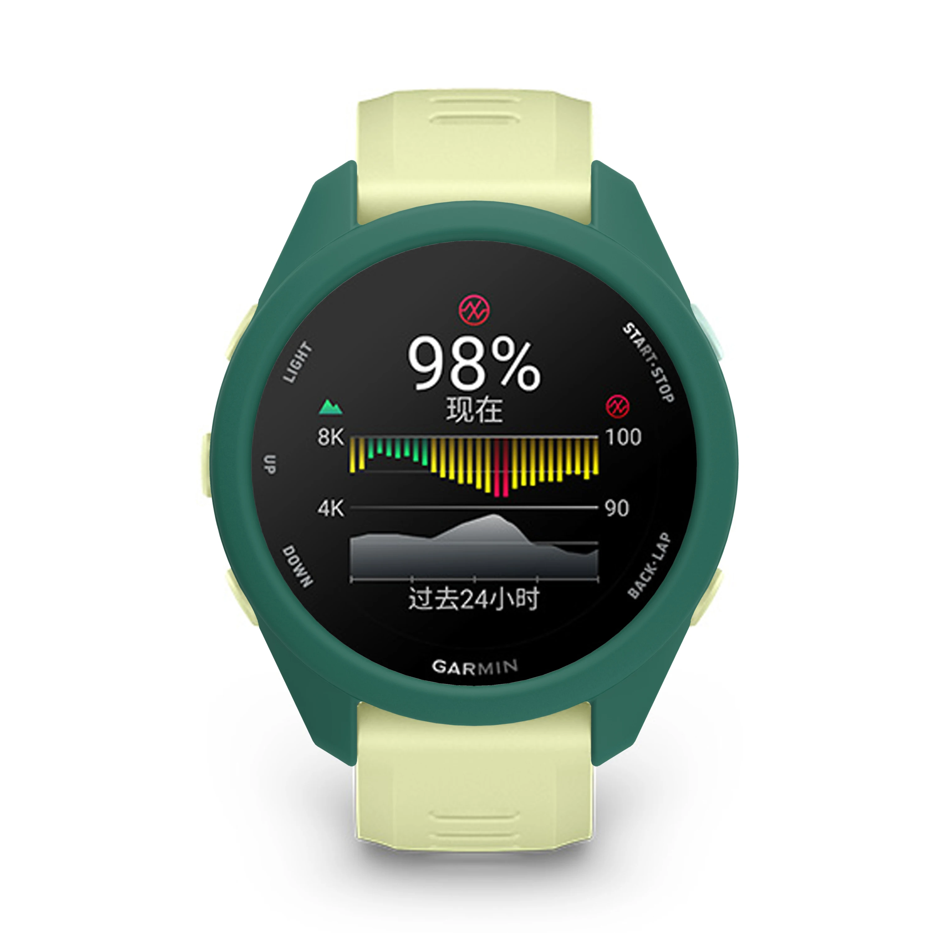 Silikon-Schutzhülle für Garmin Forerunner 70 170, Ersatzzubehör, Rahmenhüllen, Displayschutzhülle – Detail 34
