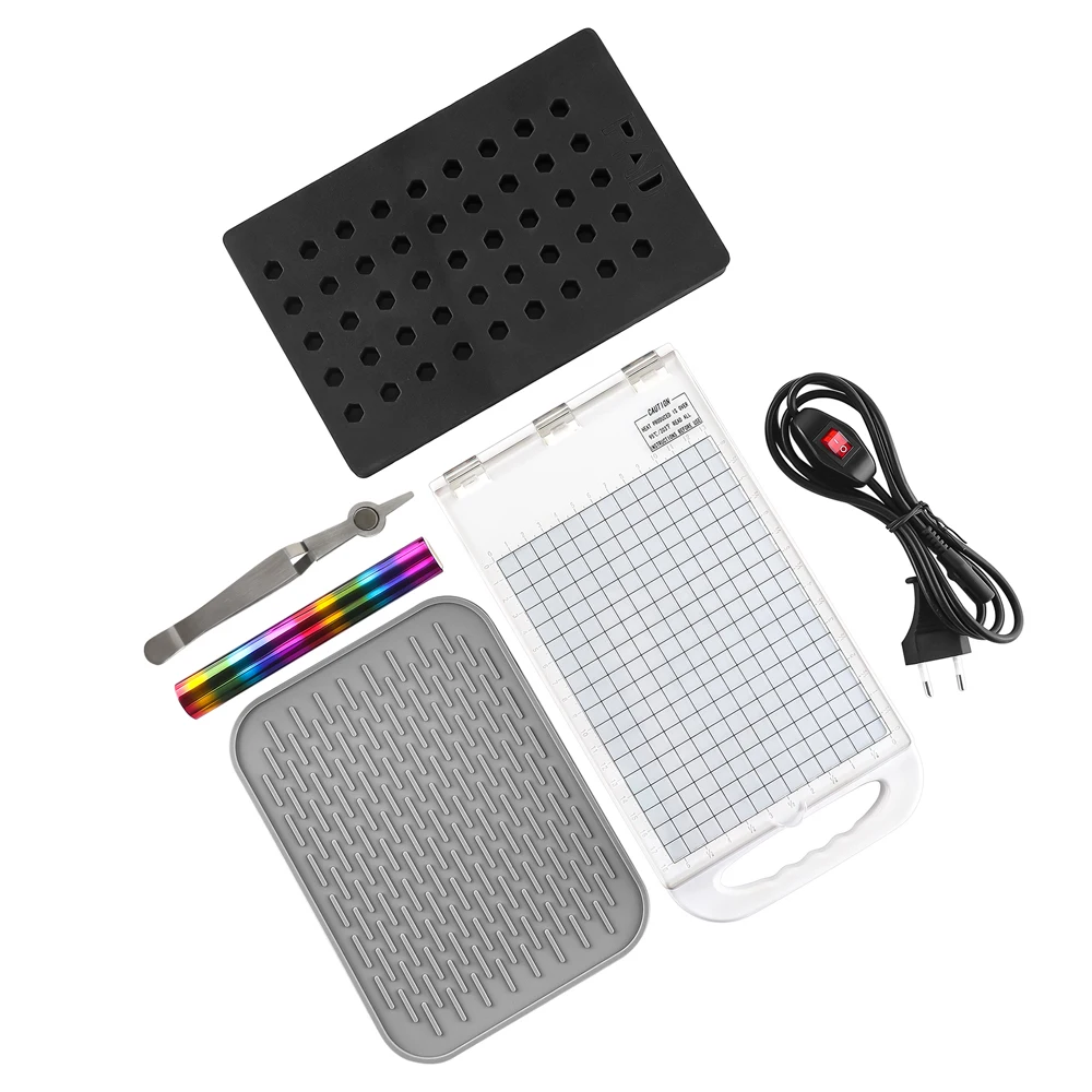 Hot Stamping Foil Machine Press Paper Leather Fabric Embossing Vinyl Film Transfer Hot Foil and Press Machine For Cards Making