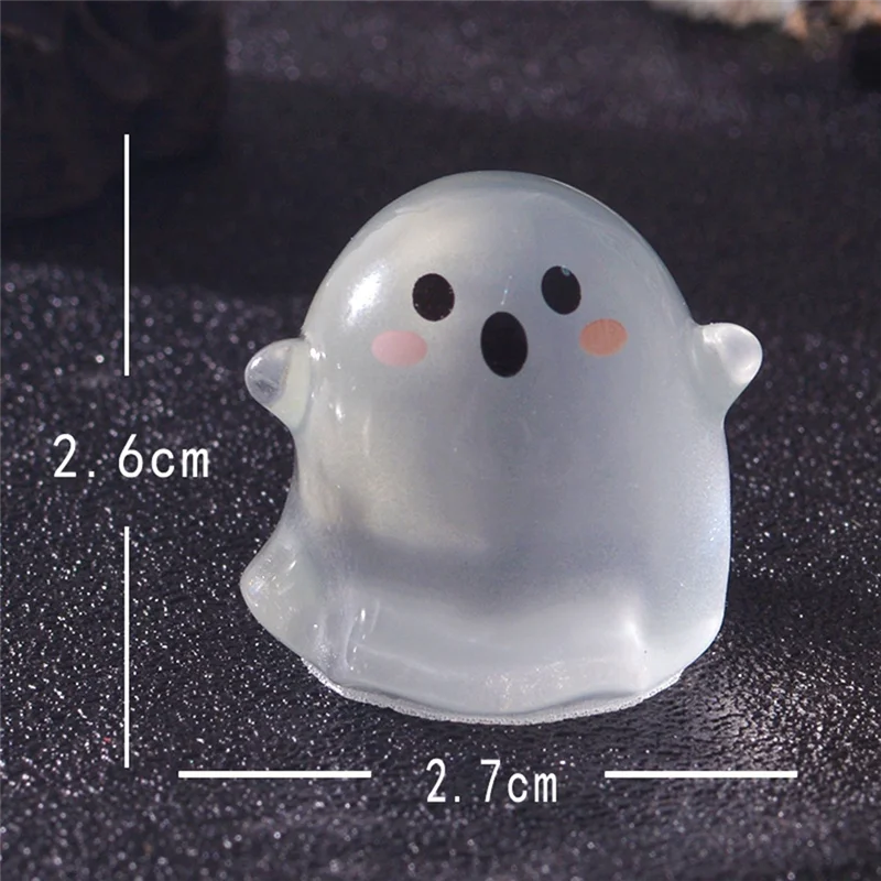 ABGG-Halloween Home Decor 6 PCS Luminous Mini Figures Ghost Devil Ornaments Party Gift Horror Props