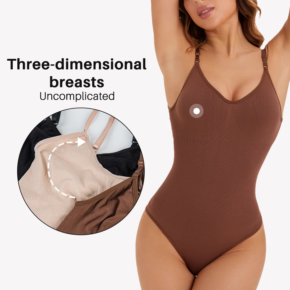 Body moldeador de cuerpo completo para mujer, Tanga, Control de barriga, entrenador de cintura adelgazante, ropa interior Sexy, ropa moldeadora, levantador de glúteos