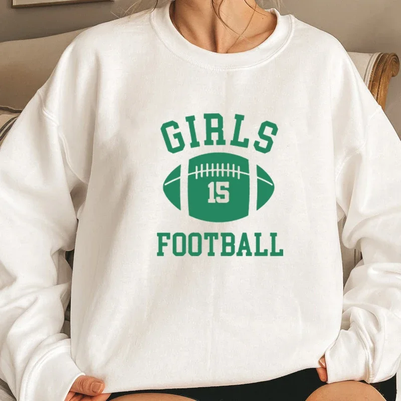 Friends Sweatshirt Women Rachel Green Girls Football Crewneck Sweatshirt Friends TV Show Long Sleeve Spring Clothes