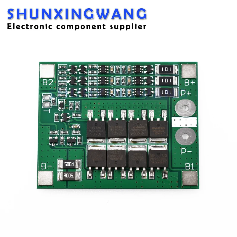 3S 4S 40A Li-ion Lithium Battery Charger Protection Board 18650 BMS For Drill Motor 11.1V 12.6V/14.8V 16.8V Enhance Balance