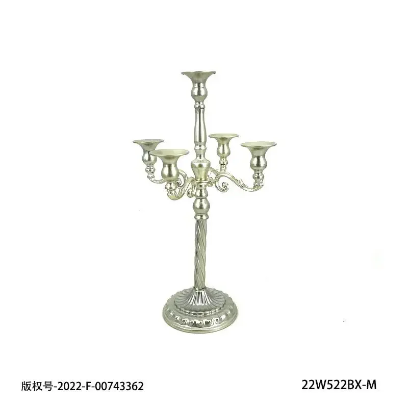 Metalen Kandelaar voor Bruiloft Tafeldecoratie Kandelaar Goud Wit Zilver 5 Armen 63 cm 73 cm 89 cm