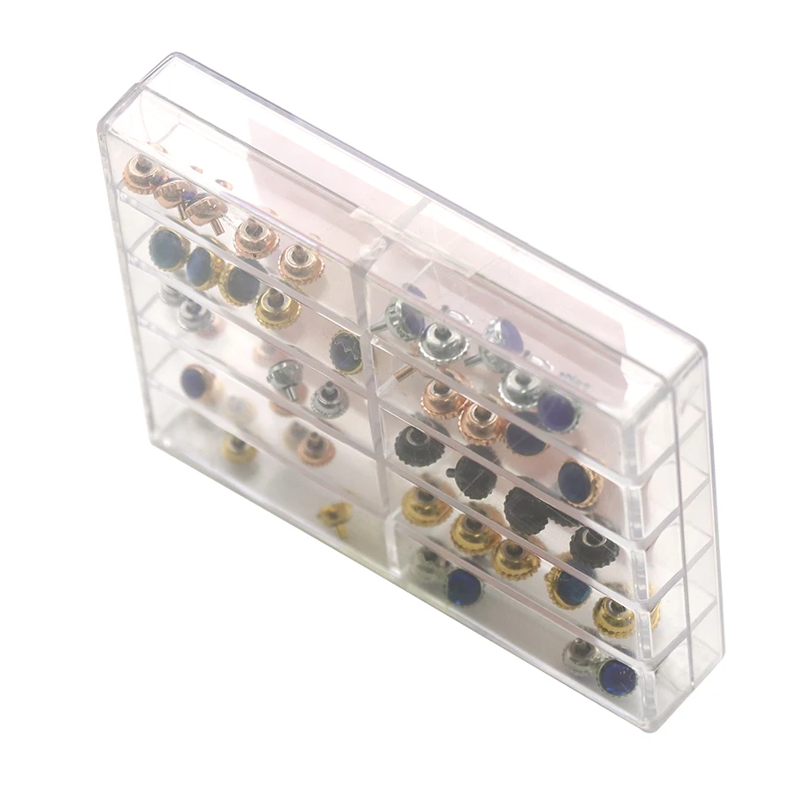 Ремонт аксессуаров для часов, корона серии синих воздушных шаров, кварцевая механическая головка в штучной упаковке, длинная плоская трубка