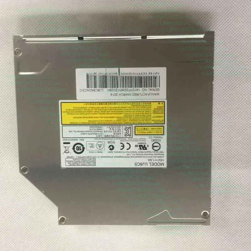 

Original 12.7mm UJ8C5 UJ-8C5 Laptop SATA Slot Load DVD RW Burner Drive is used in Compatible and all brands of notebook