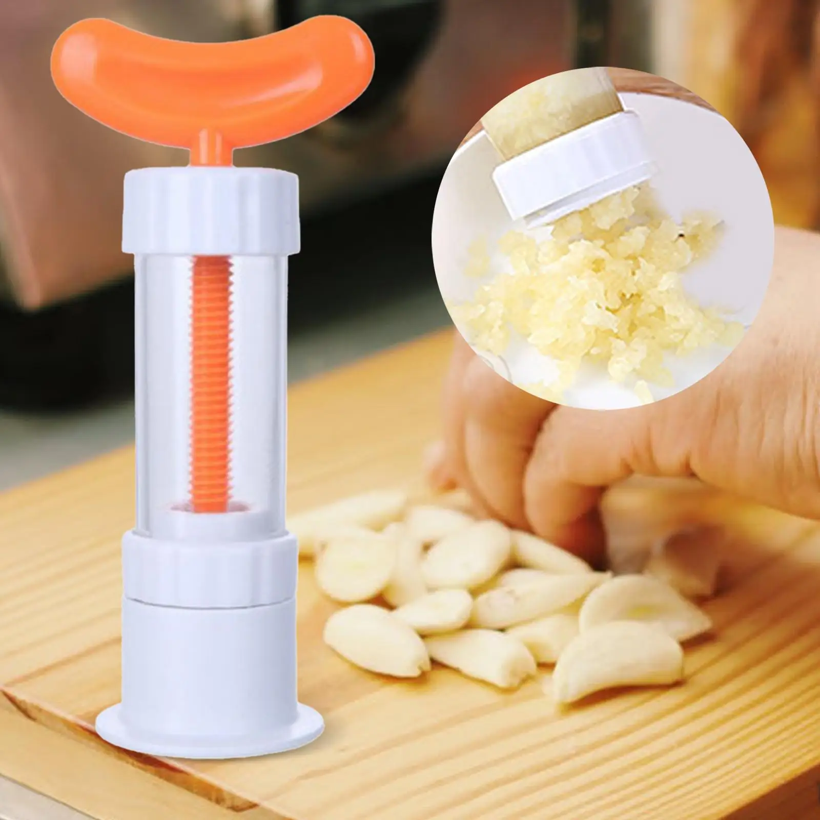 Garlic Press Manual Garlic Crusher Strong & Durable Twist Squeezer Garlic Mincer Kitchen Gadgets Easy Squeeze Easy Clean