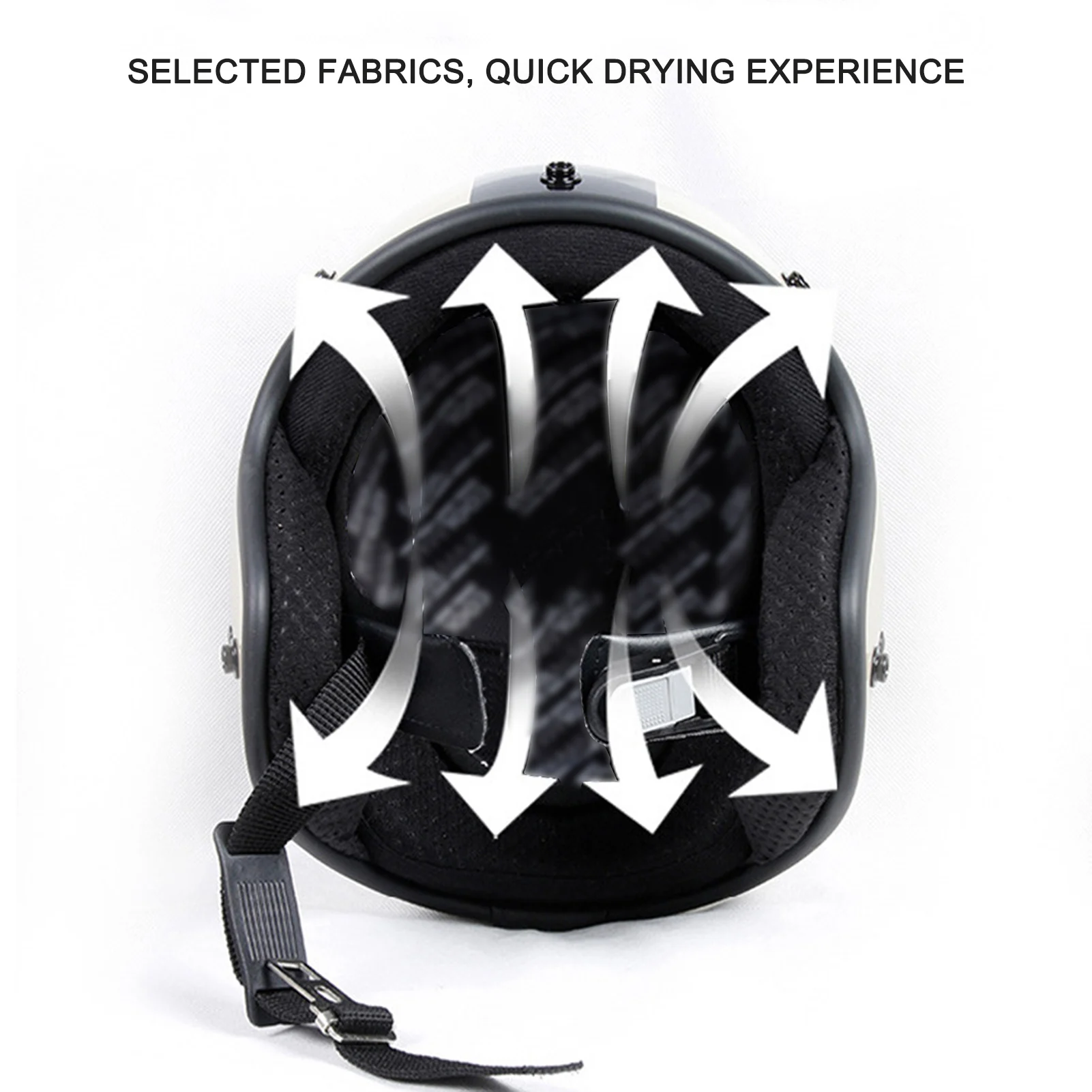 Motorcycle Helmet Liner,Anti Sweat Cooling Breathable Helmet Lining,Absorbs Dripping Sweat,Reusable & Washable Helmet Inner Pad