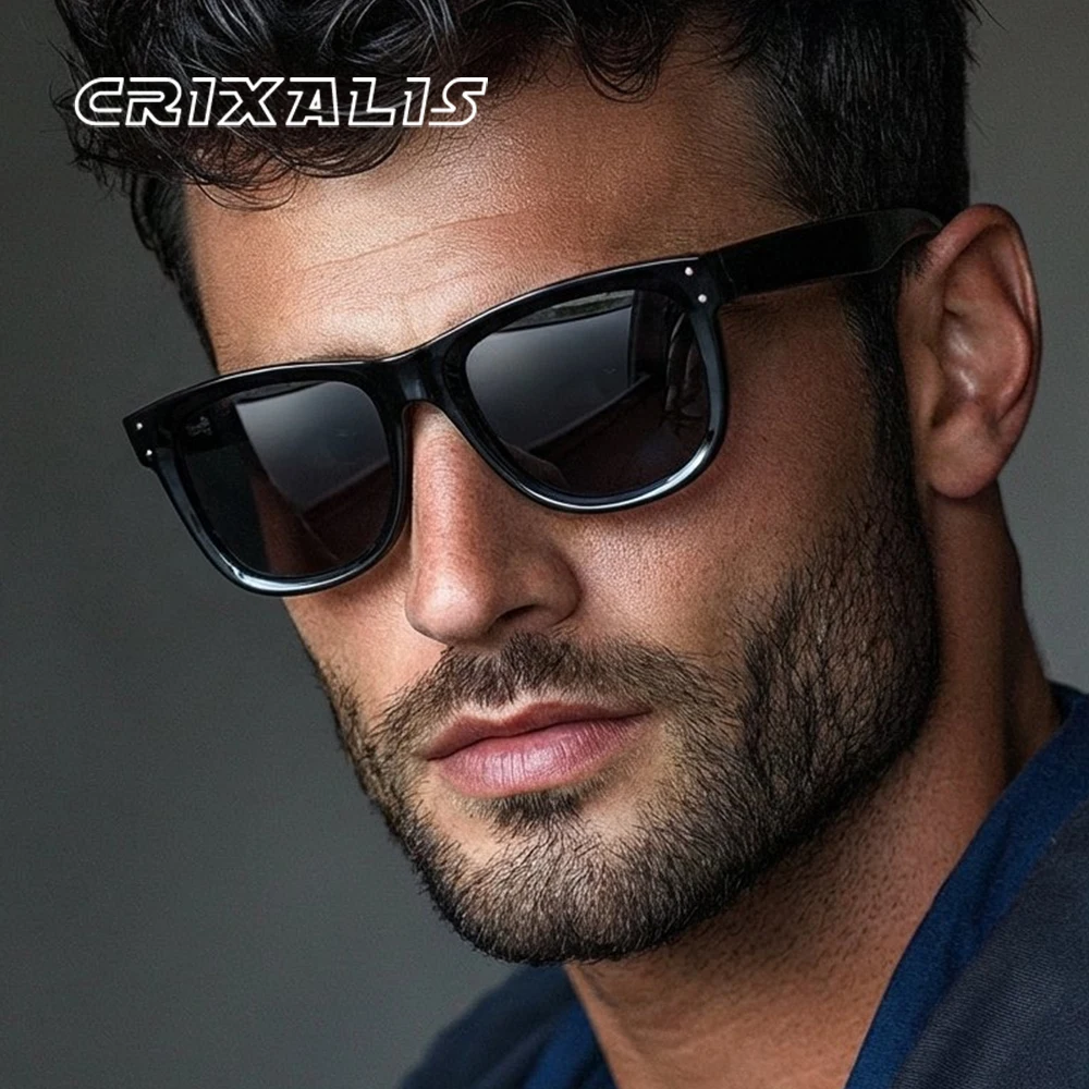 CRIXALIS Klassische Vintage-Mode und trendige Sonnenbrille für Männer und Frauen, Laufen, Radfahren, Fahren, Alltag, Sonnenbrille, UV400 – Detail 1