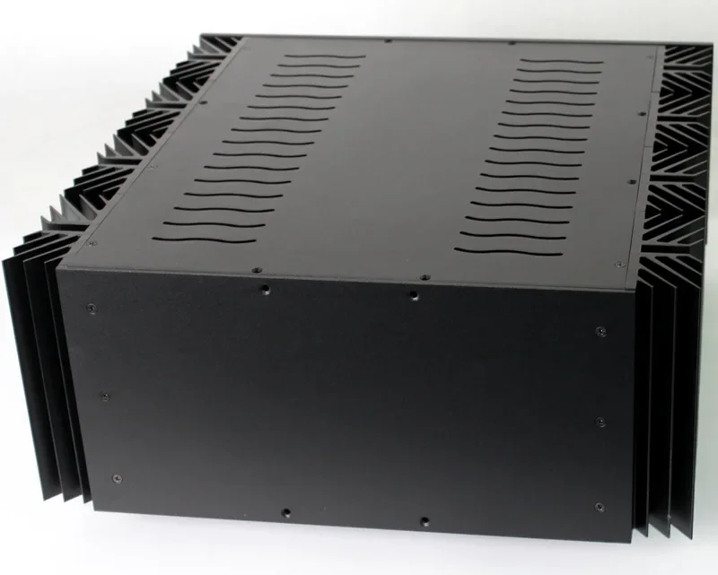 CJ-155 All-aluminum heat dissipation on both sides, pure rear stage, Class A, power amplifier chassis (480X550X220) non-porous