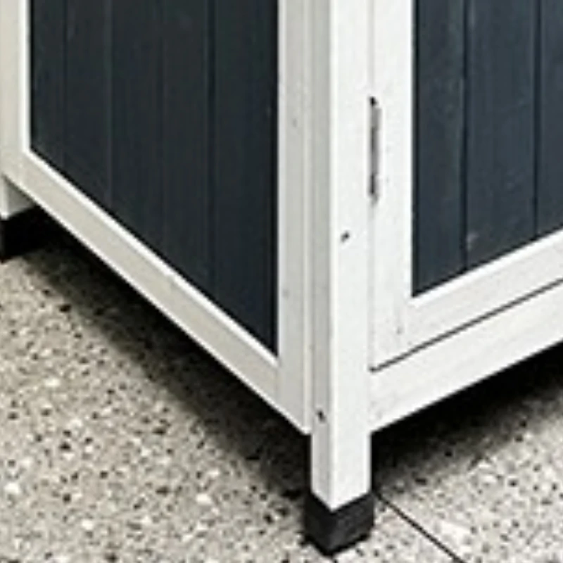 خزانة أدوات من الخشب الصلب تخزين الحديقة الرعوية خزانة أدوات مقاومة للمطر أدوات فرز الشرفة التعبئة والتغليف Lemari Alat XYGJG