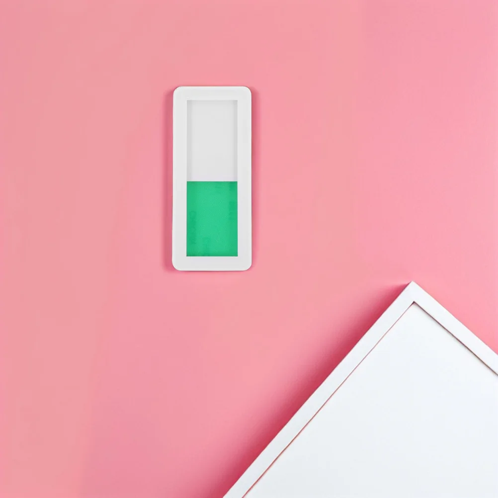 3Pcs Sliding Privacy Door Sign Acrylic Self Adhesive Bathroom Office Hotel Room Vacant Occupied Status Indicator