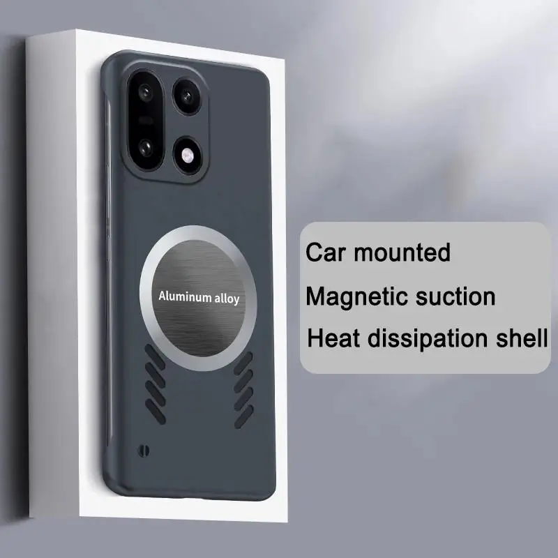 Frameless Heat Dissipation Magnetic Phone Case For Oneplus 15 15R 13 13T 13R 12 12R 11 11R 10 10T 10R 9R 9RT 9 Pro Cooling Cover