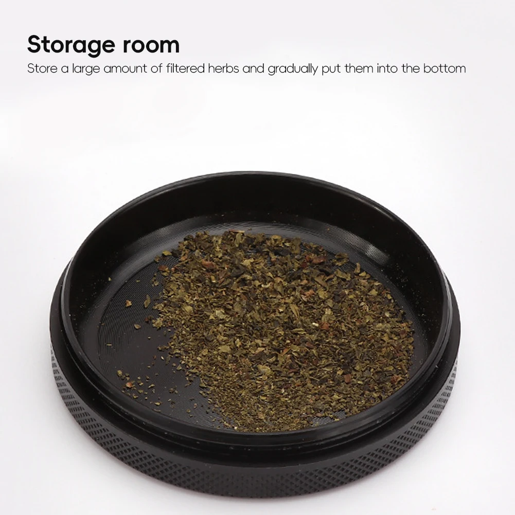 Trituradora de hierbas de aleación de Zinc de 4 capas, trituradora de hierbas de 40/50mm, trituradora de tabaco, trituradora de capas de Metal de hierbas de cocina Manual de humo, accesorios de molino de especias