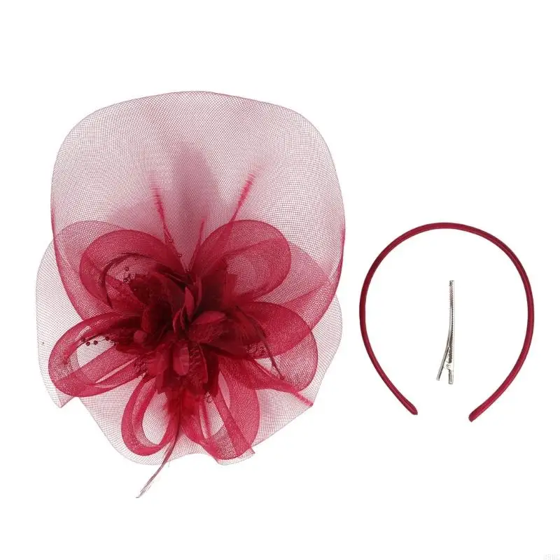 39BC Multiuse Decors Headpiece Costume Balls Hairhoop For Church Event Horse Races And Mardi Gras Festivities
