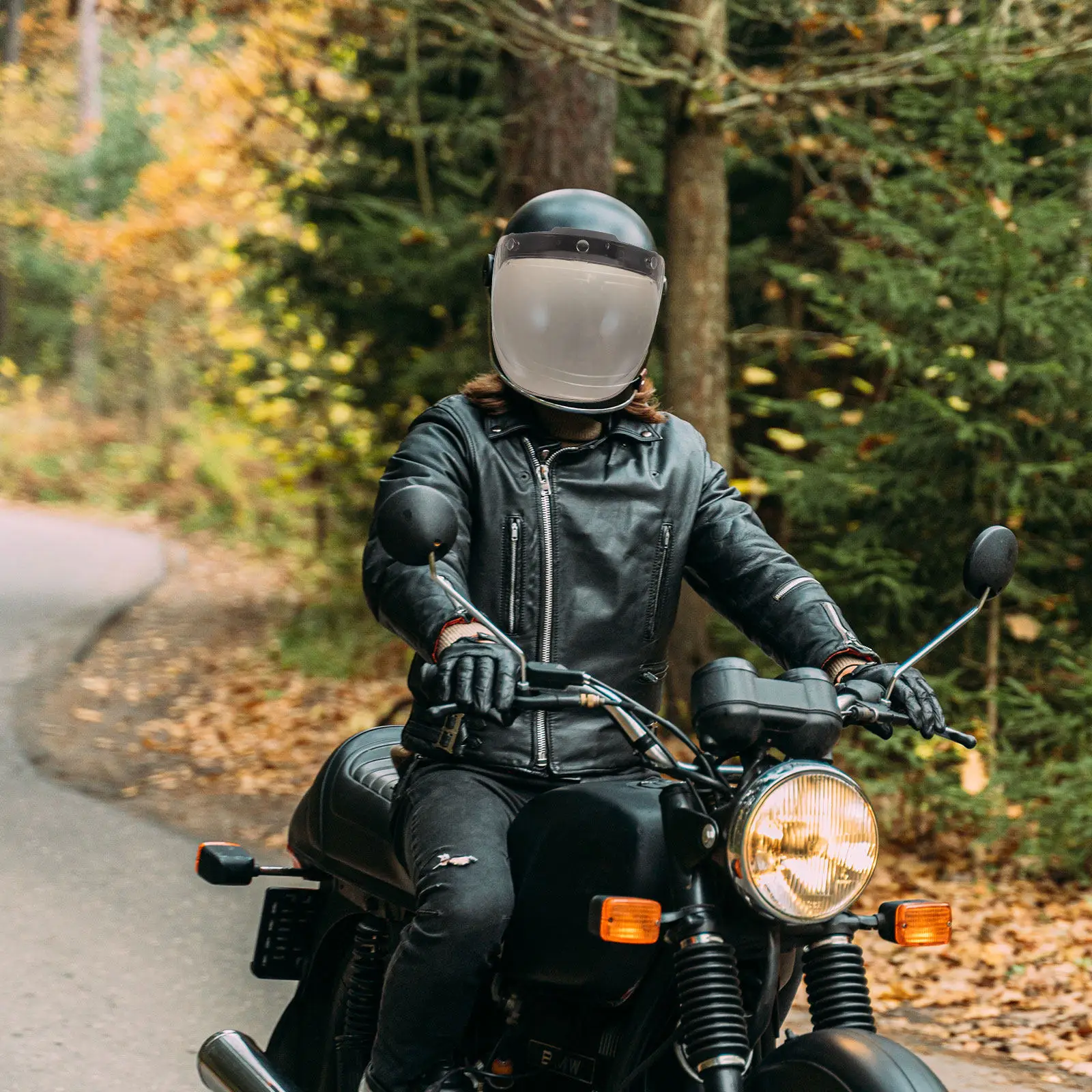 

Motorcycle Lens Replacement Portable Durable Anti-Uv Anti-Fog Visor Shield for Off-Road Open Half Helmets Buckle