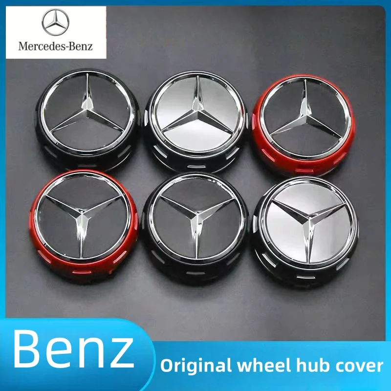 4pcs 75mm Auto Rad Mittel naben kappen Abdeckung für Mercedes Benz B/C/E/S Klasse A Klasse C200L Glc Glk Cla W166 W163 W221