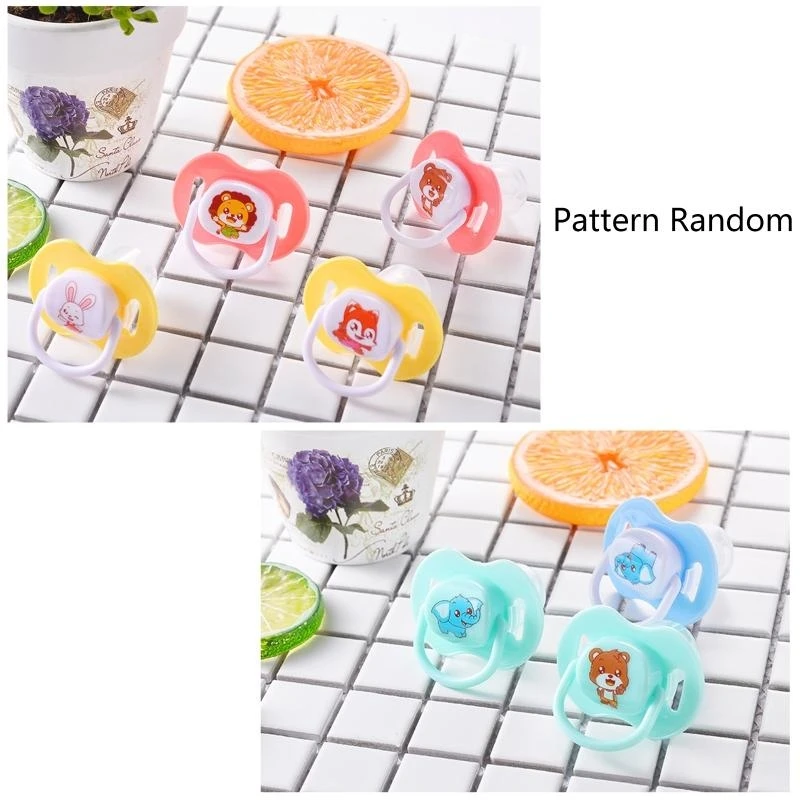

652F Silicone Nipple Dummy Baby Pacifiers Soother Cartoon Toddler Orthodontic Nipples Teether Beard Kiss Pacifier