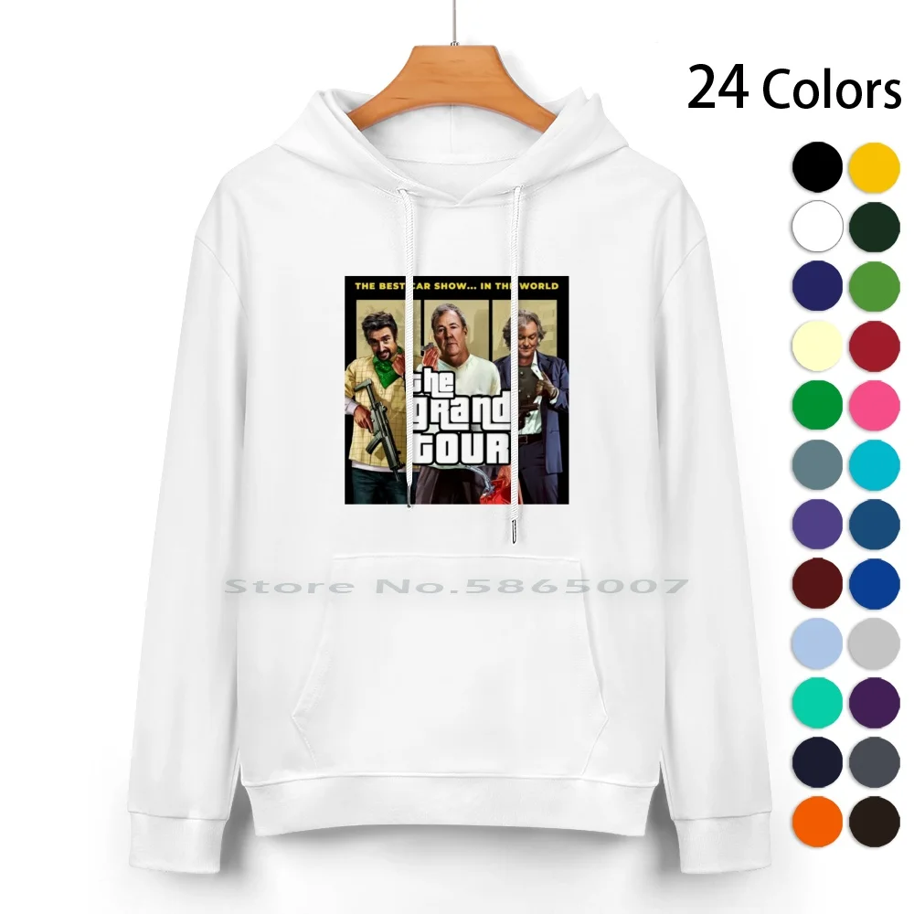 

The Grand Tour Pure Cotton Hoodie Sweater 24 Colors The Grand Tour Jeremy James May Fan Art Car Cool Richard Hammond