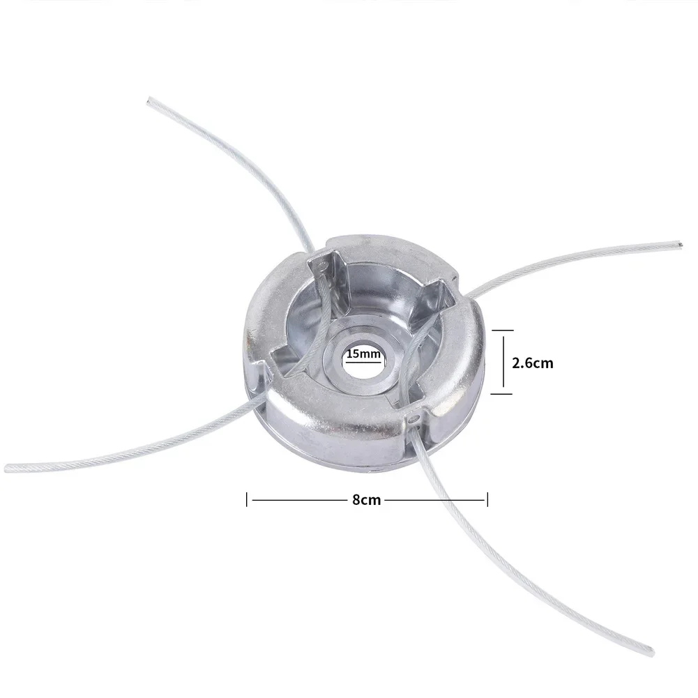 Lawn Mower Head And Replacement Nylon Steel Line For Lawn MowingGarden Power Tool Accessories For Outdoor Garden Supplies