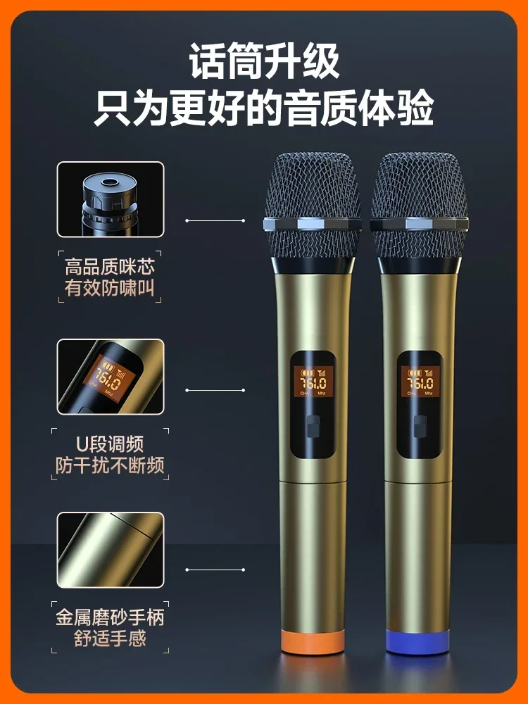 High-End-Haushalts-Karaoke-All-in-One-Audio-Set