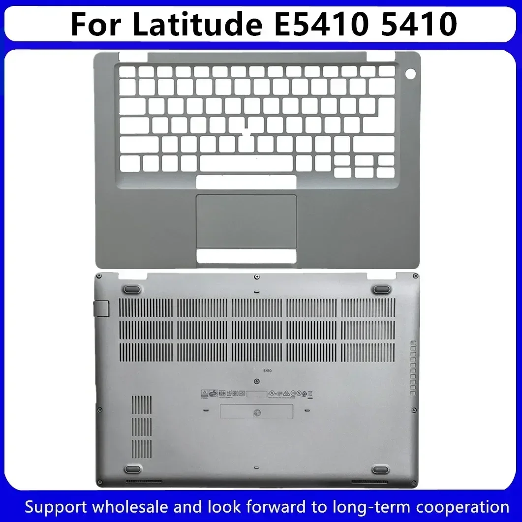 Nuevo para Dell Latitude E5410 5410 5411 cubierta superior reposamanos A19991 A19994/cubierta inferior 00W819 plata 0NKPM7