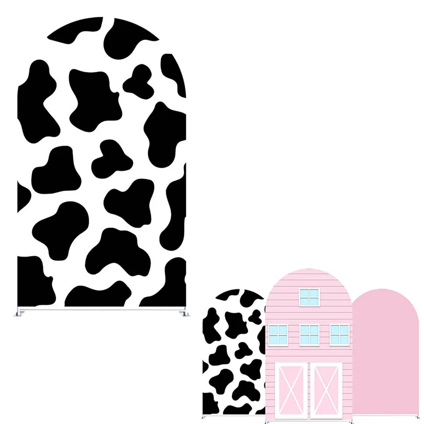 Mehofond-パーソナライズされたピンクの農場,広い背景,壁のカバー,弓の背景,ベビーシャワー,パーティーの装飾,写真