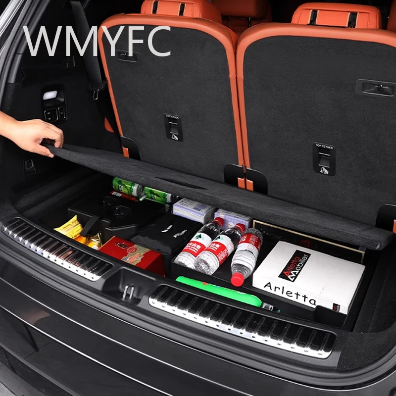 

For Li LiXiang L8 L9 2023 -2024 trunk storage box Car Interior Accessories Car Trunk Storage Box Rear Tailbox Cargo Organizer