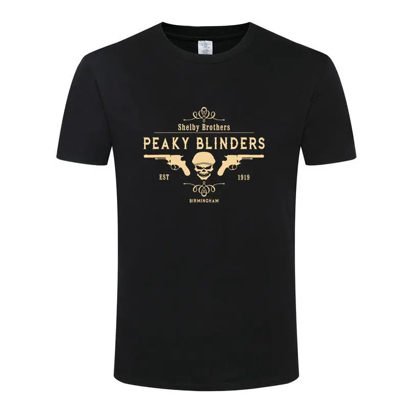 Peaky Blinders Men T Shirt Shelby Brothers Novelty Short Sleeve Tees Mens White T-Shirts Women Men Awesome TShirt XS-XXXL