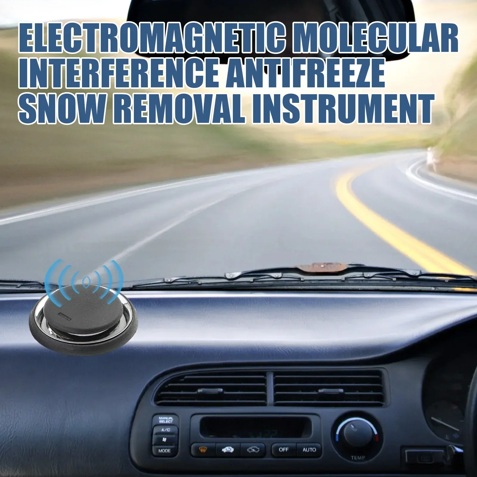 New Upgraded Electromagnetic Deicer Molecular Interface Snow Remover Air Freshener Car Antifreeze Electromagnetic Ice Melting