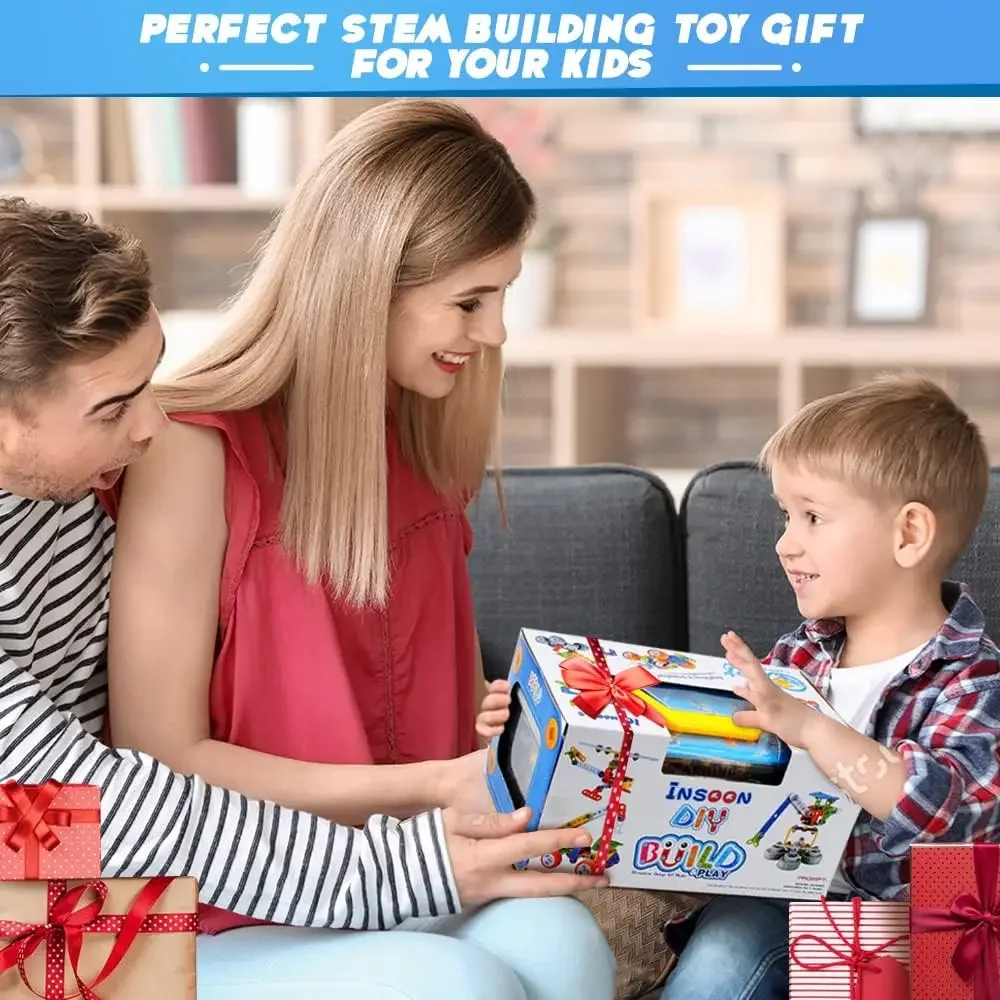 STEM Toys Kit Building Toy for Kids Building Blocks Learning Set for Boy Girl Toy Creative Construction Engineering for Kids