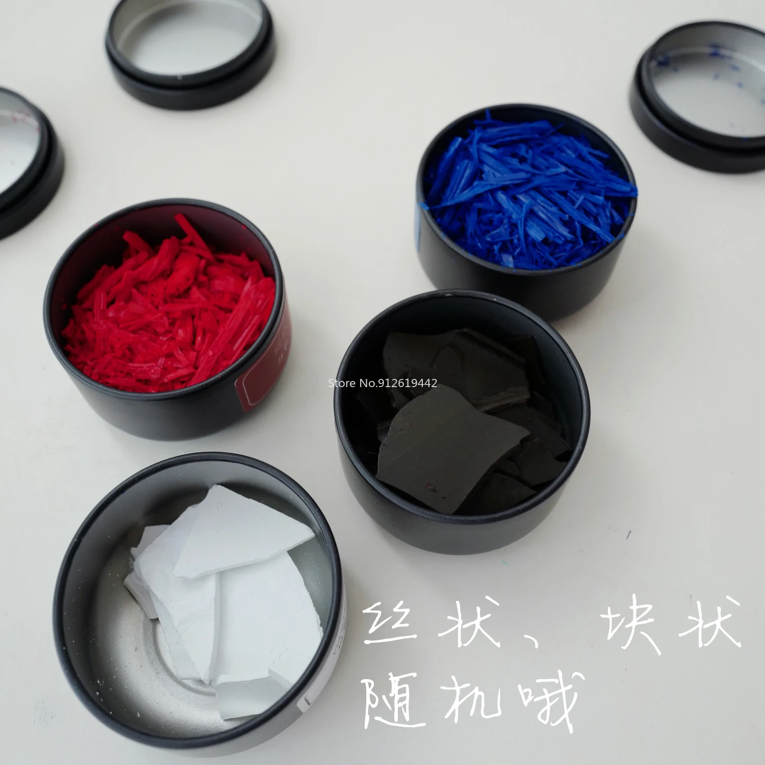 17 Colors Candle Solid Dye Soybean Wax Ice Flower Pigment Diy Scented Candle Making Pigment Color Opaque candle dye