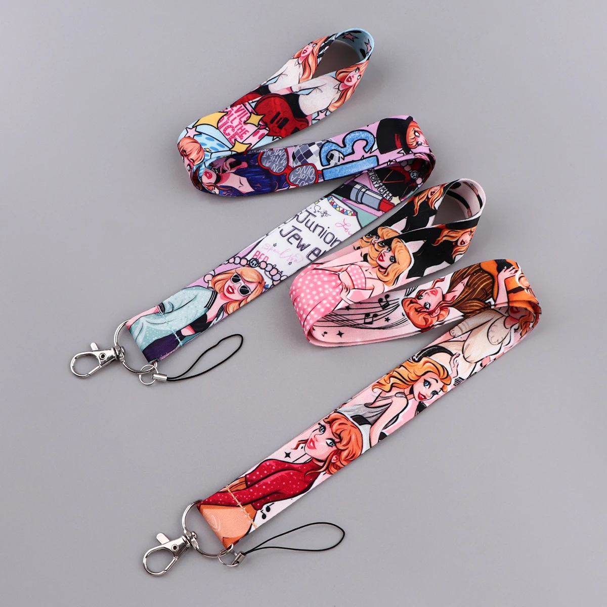 Fashion Singer Neck Strap Fashion Lanyards for Keys ID Card Gym Mobile Phone Straps USB Badge Holder Phone Accessories