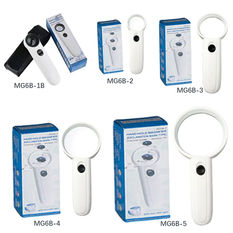 

Лупа 2, идентификационная светодиодная лампа, портативная лупа с отклонениями типа для чтения для пожилых людей, увеличительное стекло