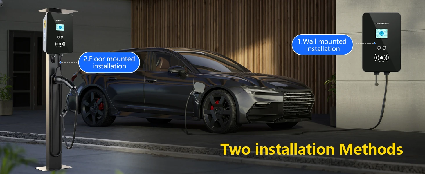 Kolanky 22KW/11KW EV-Ladegerät Typ 2 32A 16A EU-Stecker 5M Kabel Zeitverzögerung Heimladestation für Elektro- und Hybridfahrzeuge – Detail 10