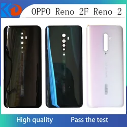 Oppo reno 2f-交換用バッテリーカバー,交換部品,ガラスレンズ