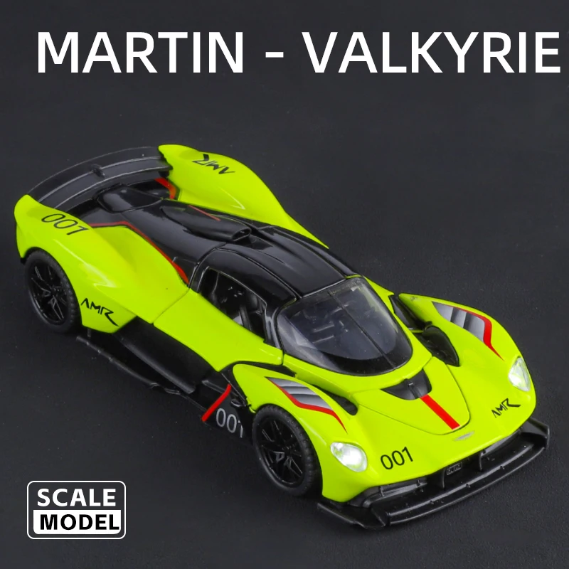 1/32 VALKYRIE sports car High Simulation Alloy Vehicles Model Diecasts Metal collection display fast furious one piece toys gift