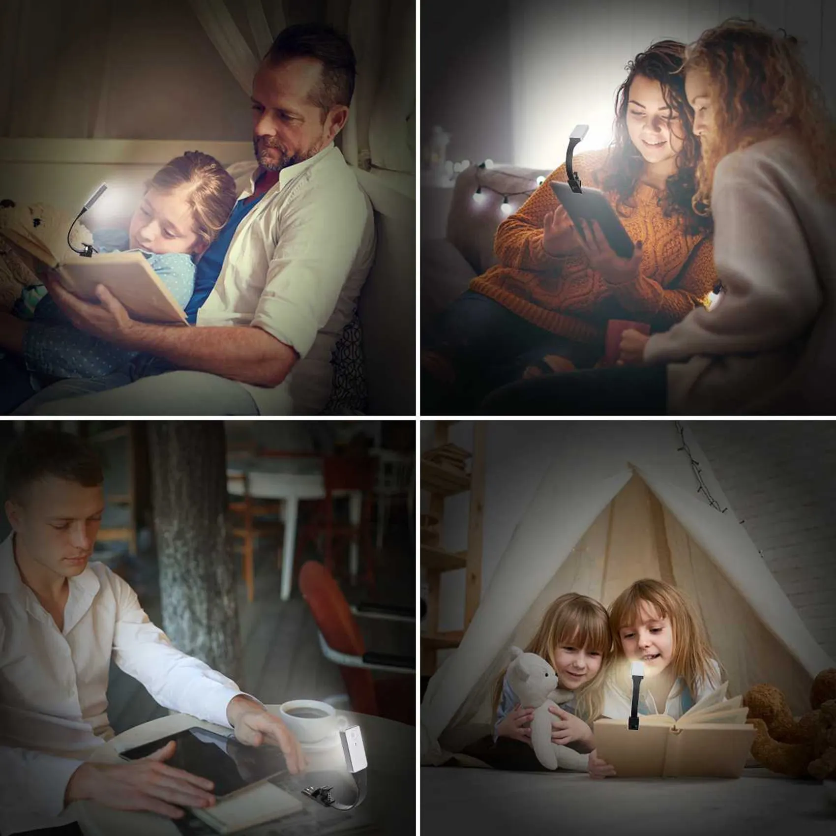 

ABFY-2X перезаряжаемый светодиодный светильник для электронной книги для Kindle Paper, новая USB-лампа для чтения, светильник для книг, зажим для лампы для путешествий, спальни, чтения