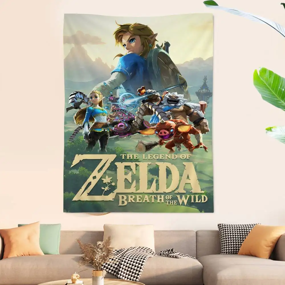 Legend Video Game Zeldas Hippie Wall Hanging Tapestries Bohemian Wall Tapestries Mandala INS Home Decor