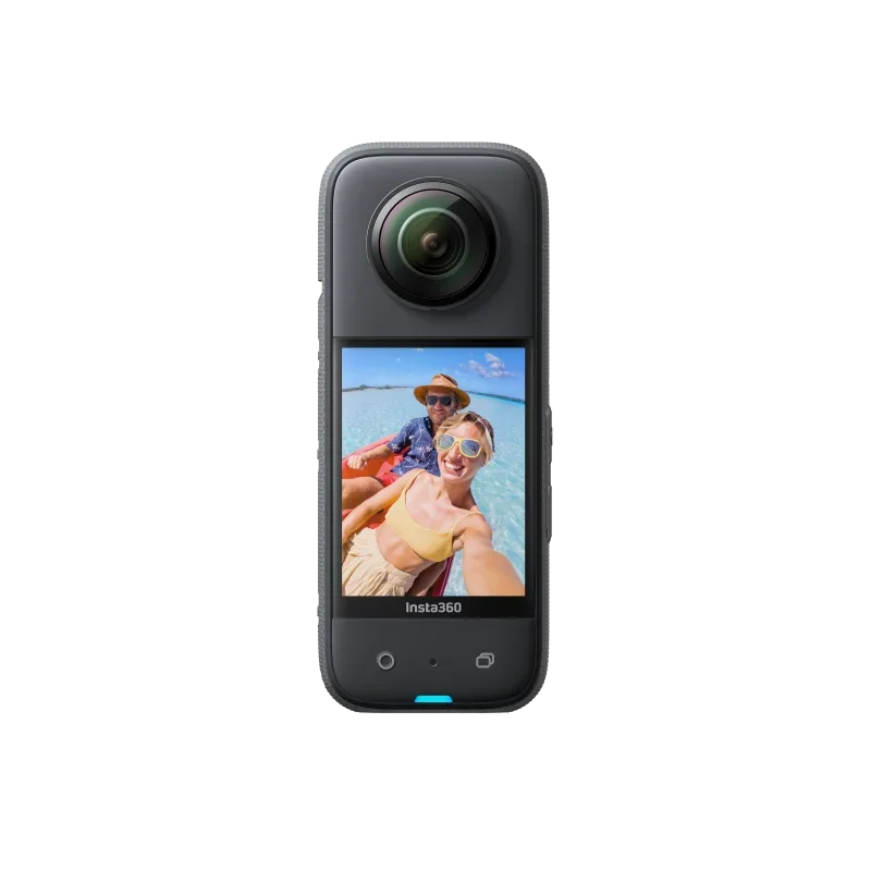 

Insta360 X3 - Waterproof 360 Action Camera with 1/2" 48MP Sensors, 5.7K 360 Active HDR Video, 72MP 360 Photo, 4K Single-Lens