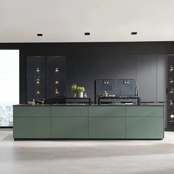 Prefabricated Integrated Installation Smart Cooking Furniture Cabinets Kitchen