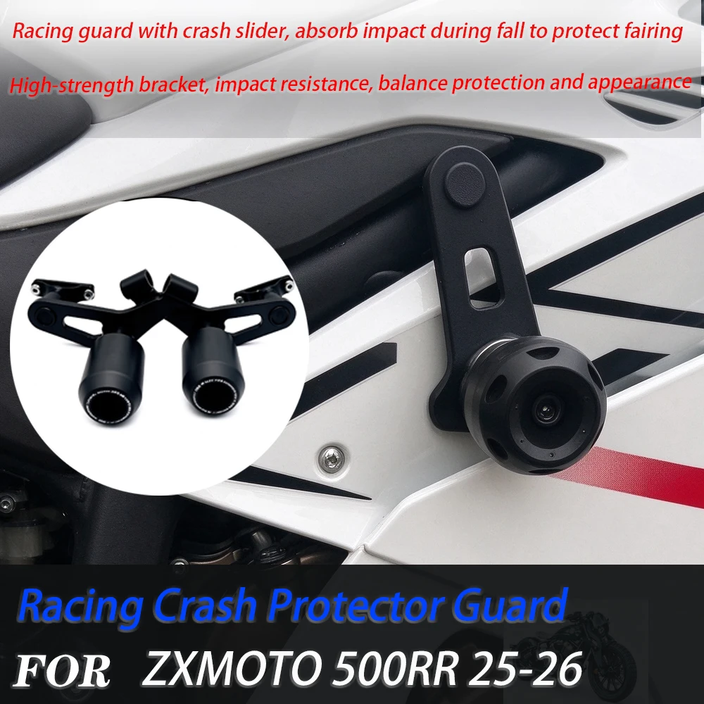 For ZXMOTO 500RR Motorcycle Crash Protector Guard, Anti-Fall Slider Bumper Mod Accessories