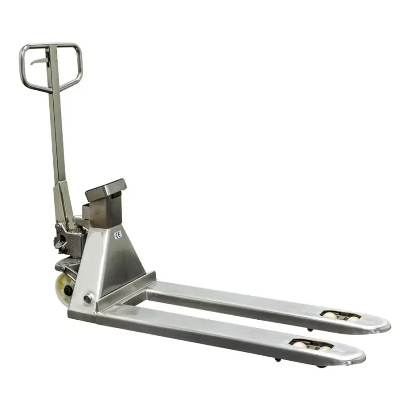 HL20S Stainless Steel Pallet Truck Manual Hydraulic Hand Lift Truck Heavy Duty Warehouse Logistics Equipment for Forklift