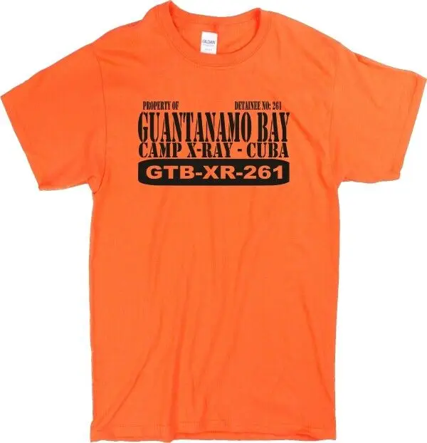 Guantanamo Bay Prison T-Shirt - Protest, Political - Various Sizes & Colours