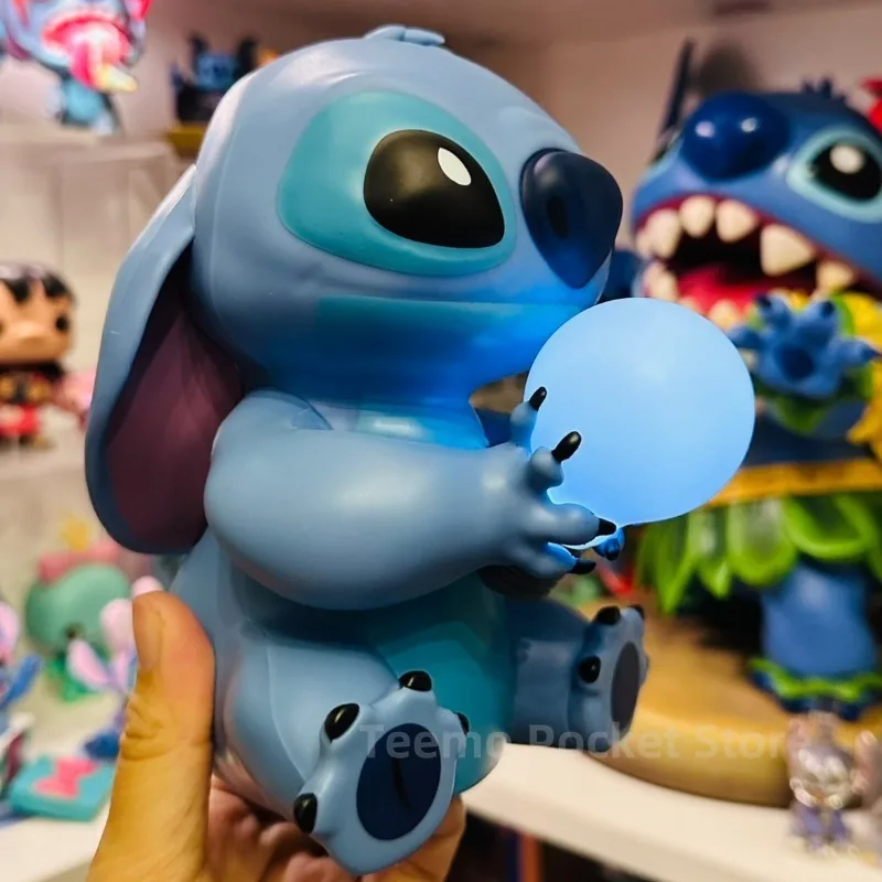 ليلو وستيتش ضوء الليل ديزني أنيمي اكسسوارات جديدة سطح المكتب الكرتون زخرفة غرفة المنزل Kawaii الديكور لعبة الأطفال هدية