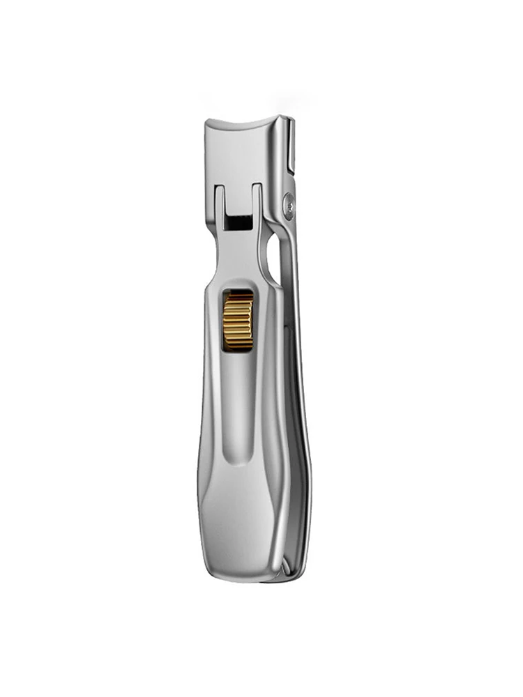 

Stainless steel large anti splash nail clipper, flat cut nail clipper, single nail clipper set, thick and hard nail trimming too